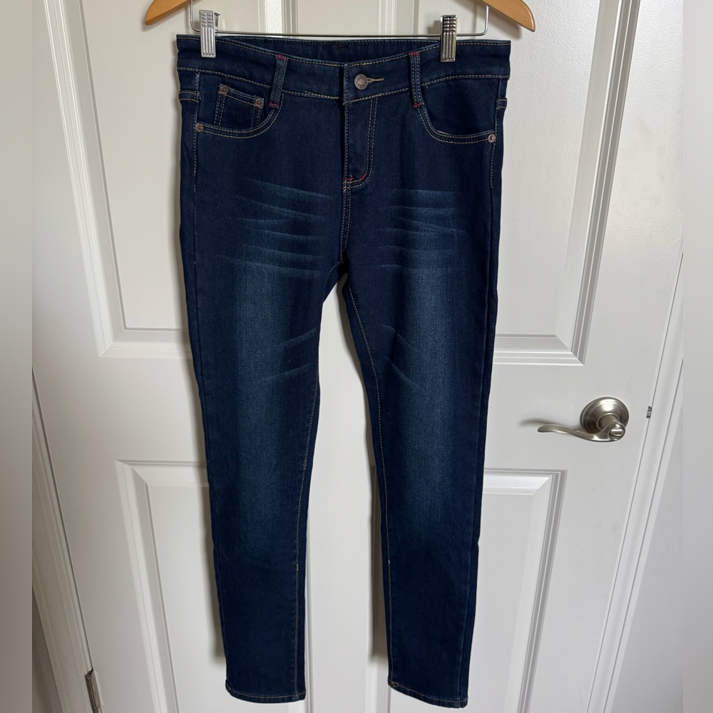Menschwear Lined Blue Denim Jeans, Men’s Waist 31